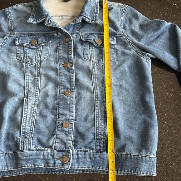 Buffalo Davis Bitton Knit Denim Jacket Size Medium - Picture 5 of 8